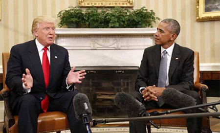 Trump podría cancelar 70 por ciento de los decretos de Obama